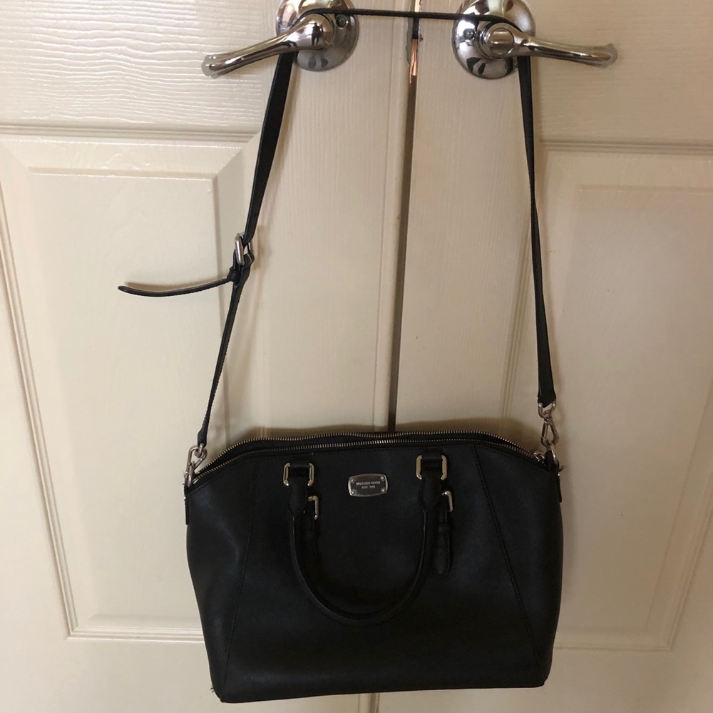 GUC Michael Kors black convertible satchel